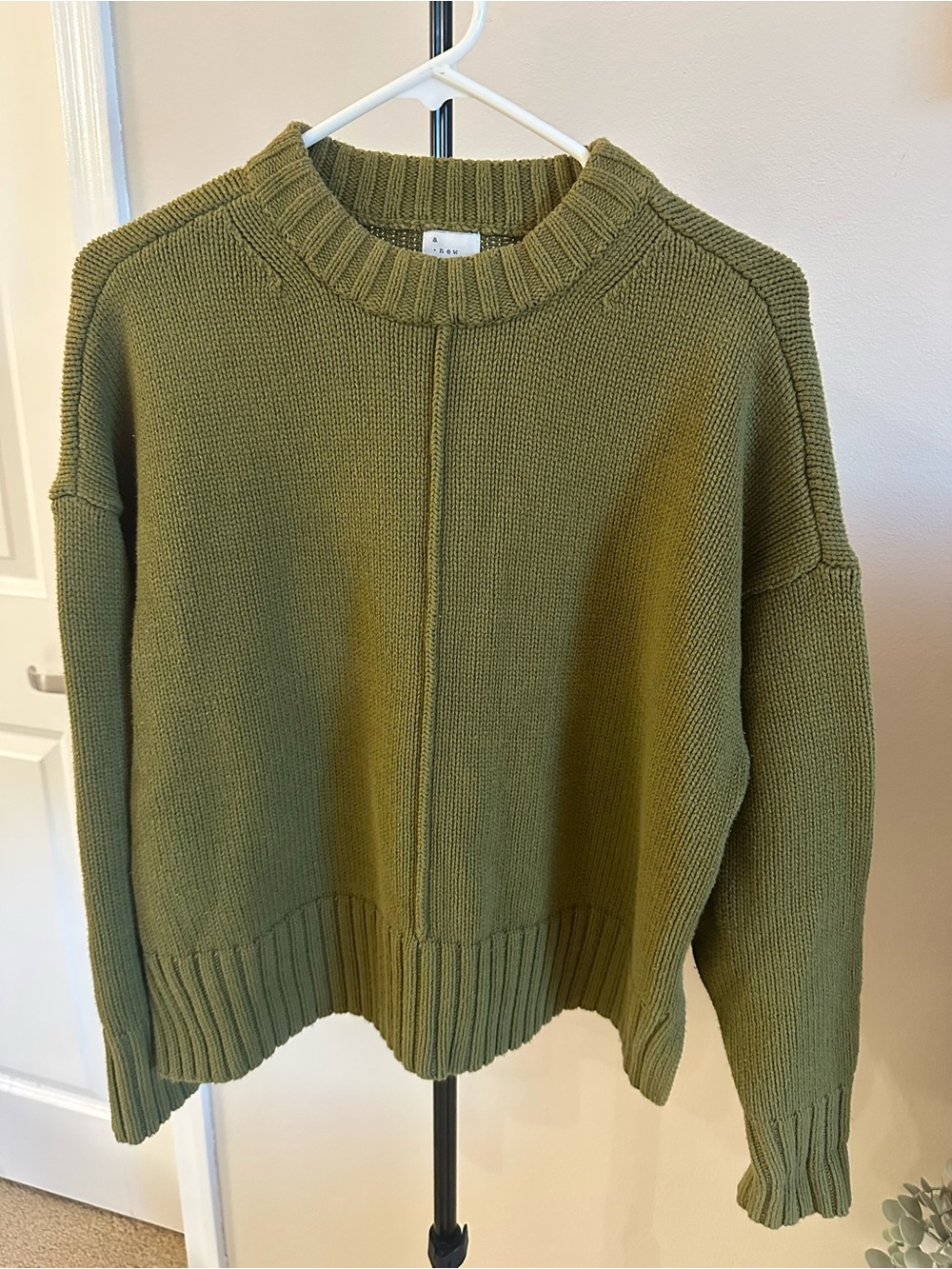 Olive Green Crewneck Sweater